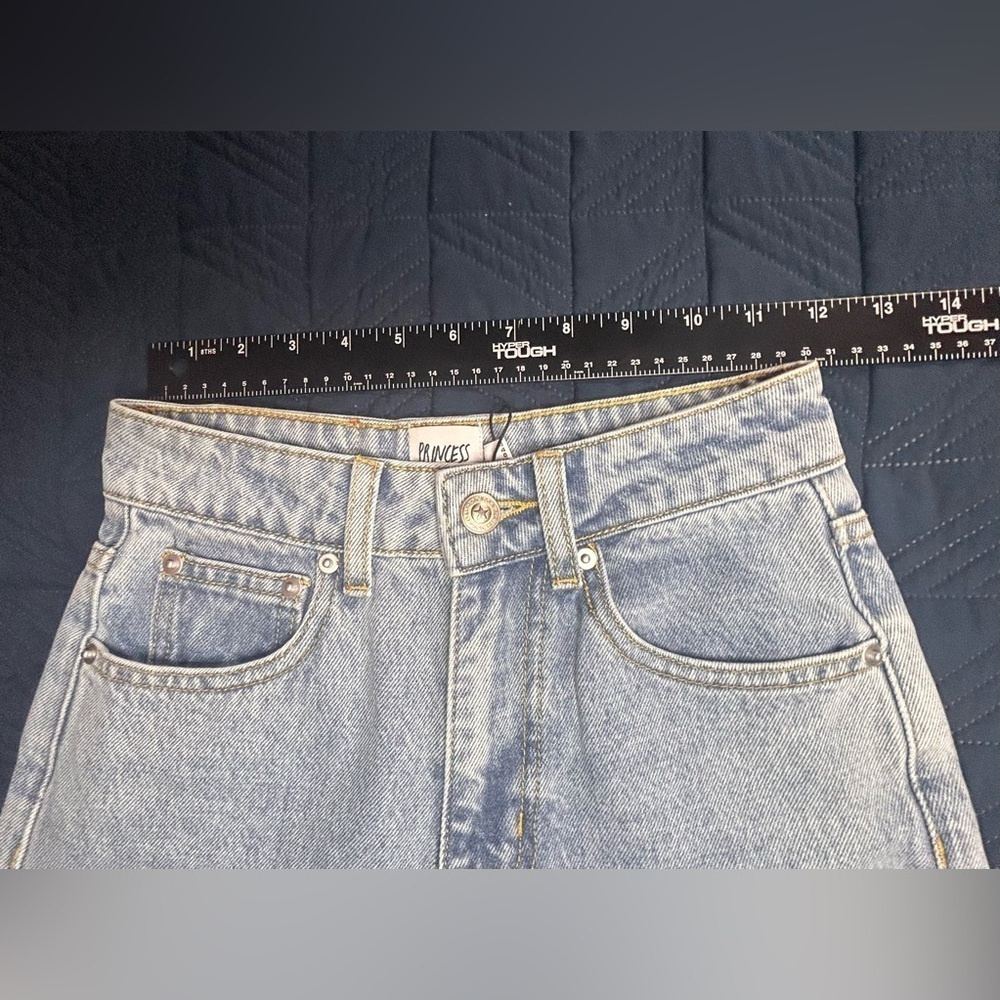 Princess Polly Holland High Rise Straight Leg Jeans Denim - Picture 8 of 10